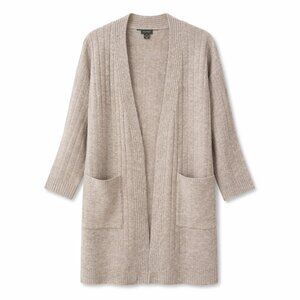 Primark Long Duster Cardigan Sweater in Oatmeal Heather